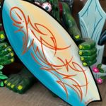 “Hand‑painted hot‑rod pinstriping by Sandi P in Granby Missouri.”